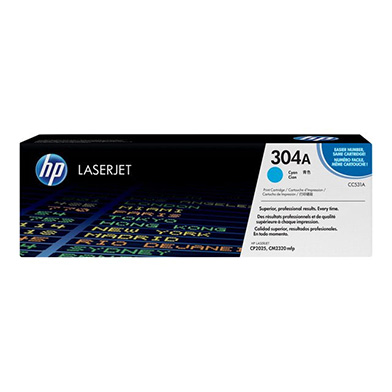 HP CNHPCC531A 304A Cyan Print Cartridge (2,800 Pages)